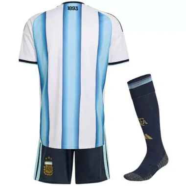 2026 Kids Argentina Home Full Kit World Cup Cheap Football Jersey Wholesale Yupoo