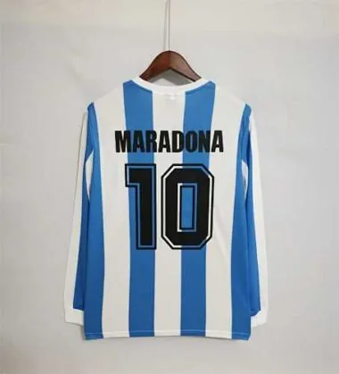 1986 Argentina home long sleeve