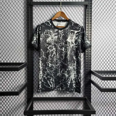 2022 Argentina black and white pre-match training suit