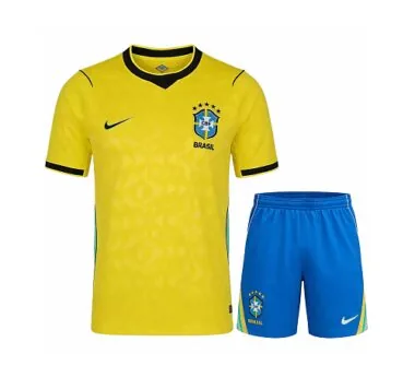 2026 Brazil Home Kit Jersey+Shorts World Cup Cheap Football Jersey Wholesale Yupoo