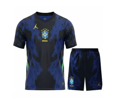 2026 Brazil Away Kit Jersey+Shorts World Cup Cheap Football Jersey Wholesale Yupoo