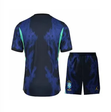 2026 Brazil Away Kit Jersey+Shorts World Cup Cheap Football Jersey Wholesale Yupoo