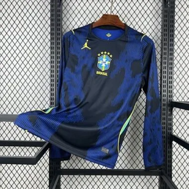 2026 Brazil Away Long Sleeve Kit S-4XL World Cup Cheap Football Jersey Wholesale Yupoo