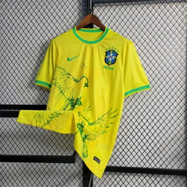 2023 Brazil Yellow Pigeon Special Edition Kit Football AAAAJersey Yupoo