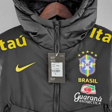 2022 Brazil Cotton Jacket Black