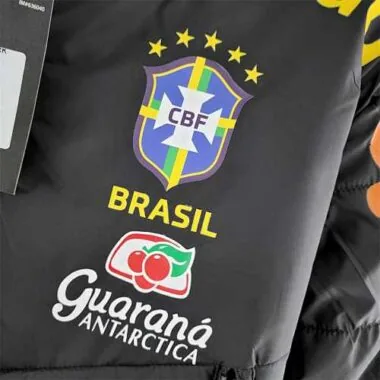 2022 Brazil Cotton Jacket Black