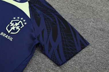 2022 Brazil Training Jersey Blue