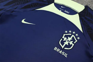 2022 Brazil Training Jersey Blue
