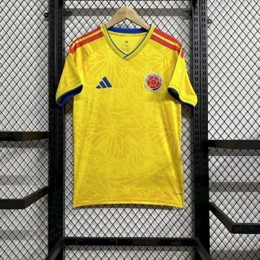 2026 Colombia Home Kit S-4XL World Cup Cheap Football Jersey Wholesale Yupoo