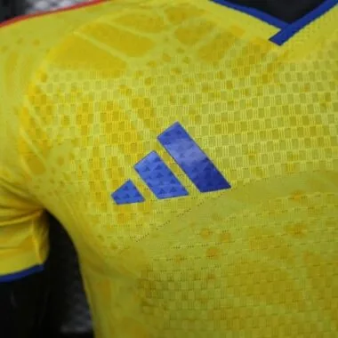 2026 Player Colombia Home Long Sleeve Kit World Cup S-3XL Cheap Football Jersey Wholesale Yupoo