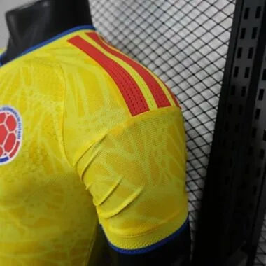 2026 Player Colombia Home Long Sleeve Kit World Cup S-3XL Cheap Football Jersey Wholesale Yupoo