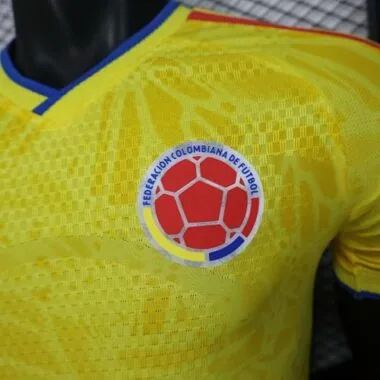 2026 Player Colombia Home Long Sleeve Kit World Cup S-3XL Cheap Football Jersey Wholesale Yupoo