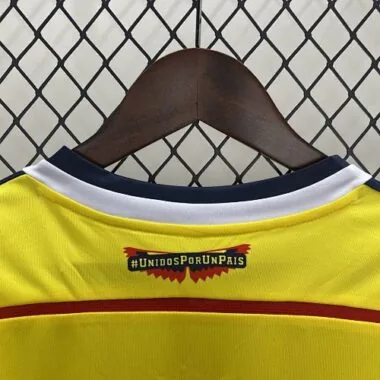 2014 Retro Colombia Home Kit S-2XL Cheap Football Jersey Wholesale Yupoo