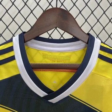 2014 Retro Colombia Home Kit S-2XL Cheap Football Jersey Wholesale Yupoo