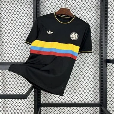 2024 Colombia 100th Centenary Anniversary Black Kit S-2XL