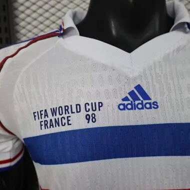 1998 Retro Player France Away Kit World Cup Cheap Football Jersey Wholesale Yupoo
