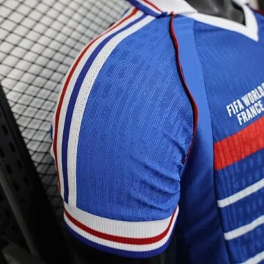 Equipamento de casa da seleção francesa de 1998, estilo retro, para o Mundial – Camisola de futebol barata, venda por grosso na Yupoo