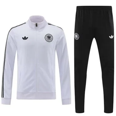 2024 Germany Long Sleeve Tracksuit White Jacket Suits Football AAAAJersey Supplier