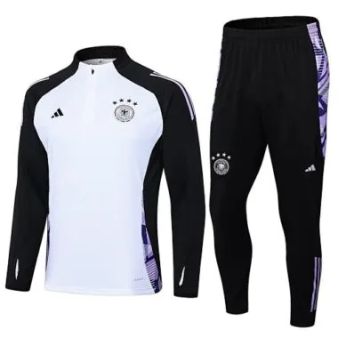 2024 Germany Long Sleeve White Training Suits Soccer Jerseys