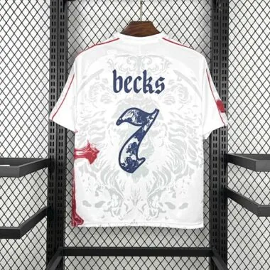 2026 Retro England Beckham#7 Commemorative Kit Cheap Football Jersey Wholesale Yupoo
