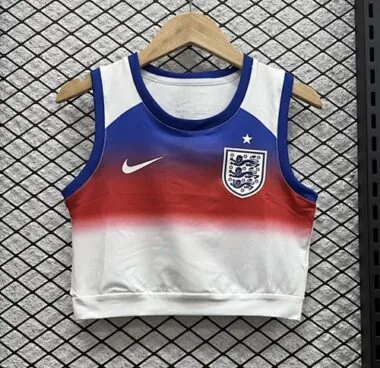2025 England Women#039;s Vest Home Kit S-XL Cheap Football Jersey Wholesale Yupoo