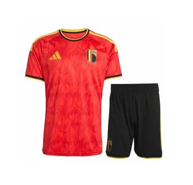 2026 Belgium Home Kit Jersey+Shorts World Cup Cheap Football Jersey Wholesale Yupoo