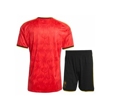 2026 Belgium Home Kit Jersey+Shorts World Cup Cheap Football Jersey Wholesale Yupoo