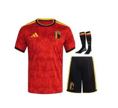 2026 Belgium Home Full Kit World Cup Cheap Football Jersey Wholesale Yupoo