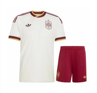 2026 Spain Away Kit Jersey+Shorts World Cup Cheap Football Jersey Wholesale Yupoo