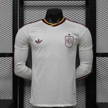 2026 Player Spain Away Long Sleeve Kit World Cup S-4XL Cheap Football Jersey Wholesale Yupoo