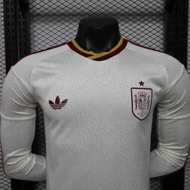 2026 Player Spain Away Long Sleeve Kit World Cup S-4XL Cheap Football Jersey Wholesale Yupoo