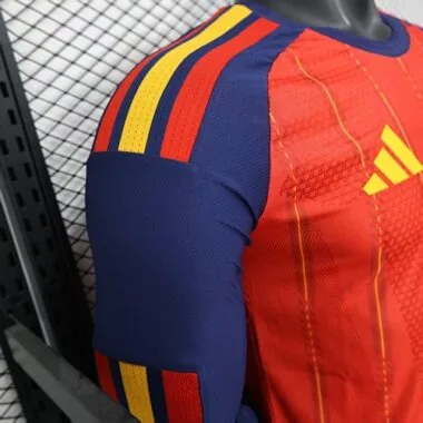 2026 Player Spain Home Long Sleeve Kit World Cup S-4XL Cheap Football Jersey Wholesale Yupoo