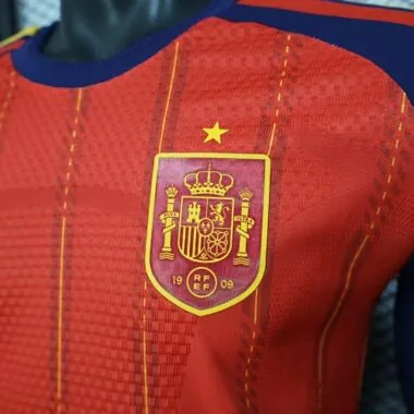 2026 Player Spain Home Long Sleeve Kit World Cup S-4XL Cheap Football Jersey Wholesale Yupoo