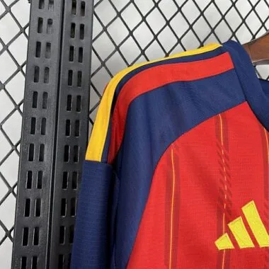 2026 Spain Home Long Sleeve Kit World Cup S-4XL Cheap Football Jersey Wholesale Yupoo