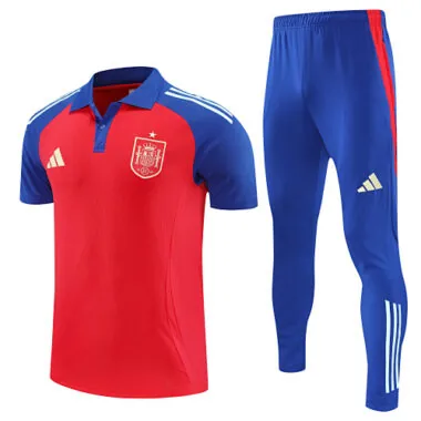 2025 Spain Training Kits Tracksuits Polo Cheap Football Jersey Wholesale Yupoo