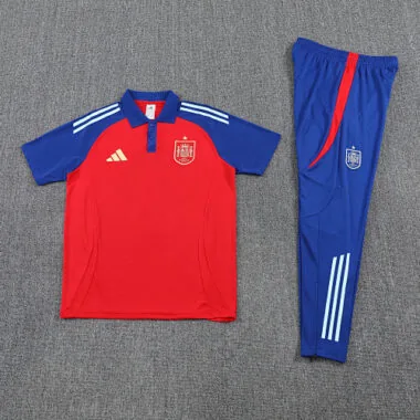 2025 Spain Training Kits Tracksuits Polo Cheap Football Jersey Wholesale Yupoo