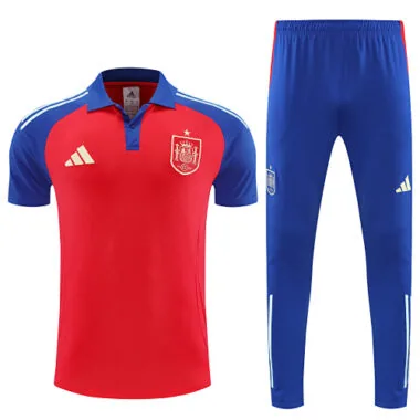 2025 Spain Training Kits Tracksuits Polo Cheap Football Jersey Wholesale Yupoo