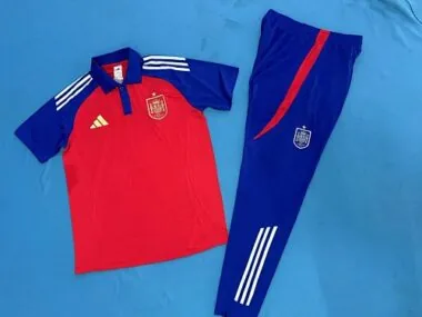 2025 Spain Training Kits Tracksuits Polo Cheap Football Jersey Wholesale Yupoo