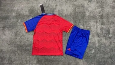2025 Kids Spain Home Kit Cheap Football Jersey Wholesale Yupoo