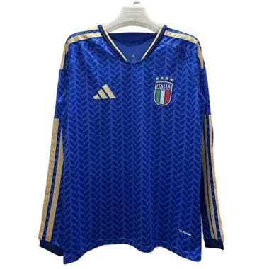 2026 Italy Home Long Sleeve Kit World Cup S-4XL Cheap Football Jersey Wholesale Yupoo