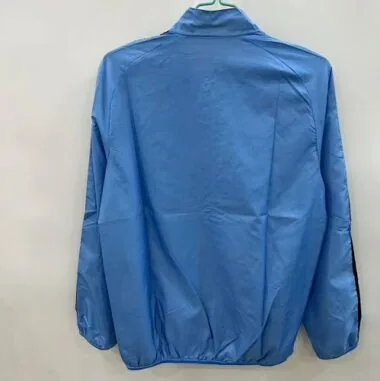 2025/26 Italy Blue&Beige Trench Coat Reversible Windbreaker Double-Sides Jacket