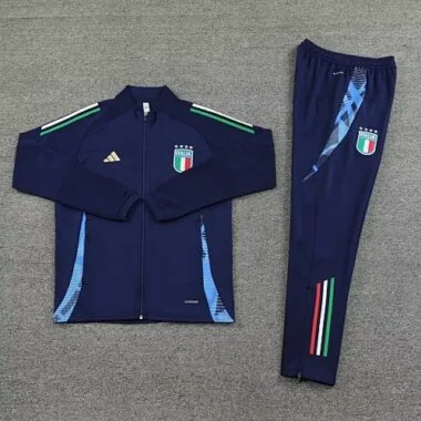 2024 Italy Long Sleeve Kit Navy Jacket Suits Soccer Jerseys Yupoo