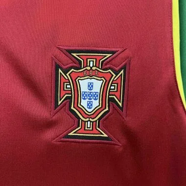 1999 Portugal Home Retro Kit Vintage Shirt Best Wholesale Yupoo