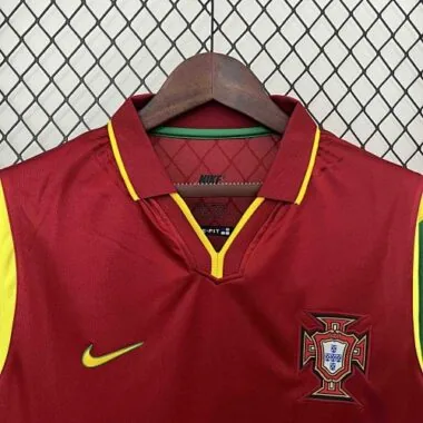 1999 Portugal Home Retro Kit Vintage Shirt Best Wholesale Yupoo