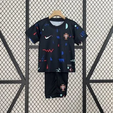2024 Portugal Grey Training Kid Kits Youth Apparels