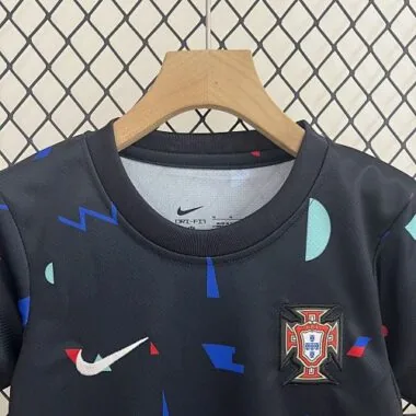 2024 Portugal Grey Training Kid Kits Youth Apparels