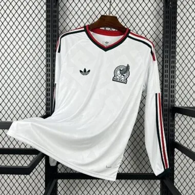 2026 Mexico Away Kit Long Sleeve World Cup S-4XL Cheap Football Jersey Wholesale Yupoo
