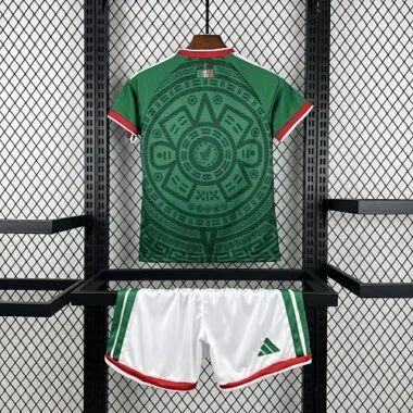 2026 Kids Mexico Home Kit World Cup Cheap Football Jersey Wholesale Yupoo