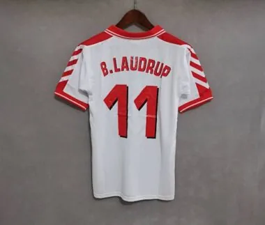 1998 Denmark away white
