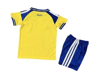 2026 Kids Sweden Home Kit World Cup Cheap Football Jersey Wholesale Yupoo